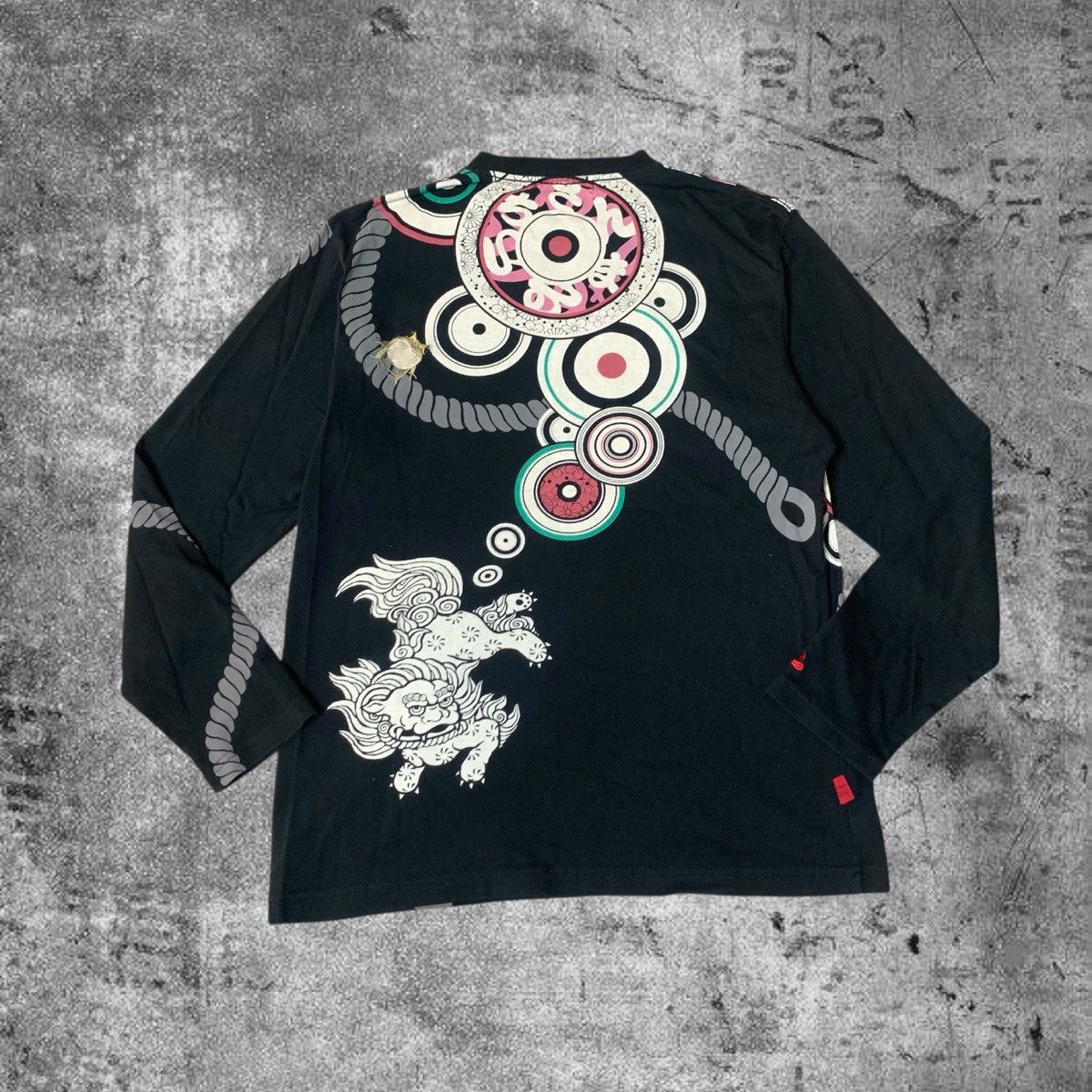 If Six Was Nine 2000s Japanese Graphic Long Sleeve Embroidery Vkeii Size US L / EU 52-54 / 3 - 2 Thumbnail