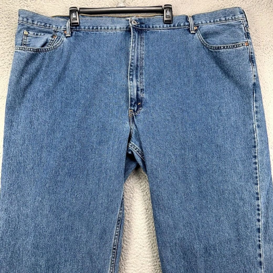 Levi's Levis 550 Relaxed Jeans 52X29 Blue Straight 5 Pocket Denim Pants NEW Men cargo 5 Pocket Jeans Straight Leg Relaxed Blue Levi's 550 Mens 52x29 Size US 36 / EU 52 - 3 Thumbnail