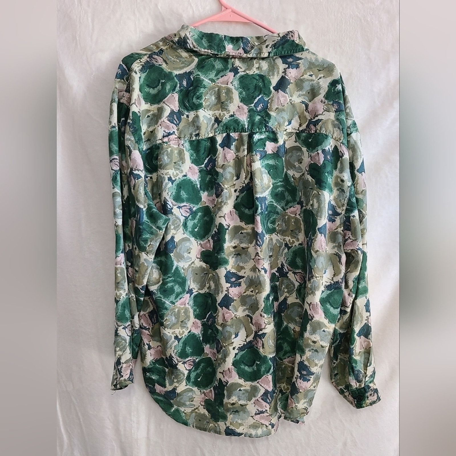 Vintage Vintage K Arnold Women's 100% Silk Blouse Size 14-16 Size XL / US 12-14 / IT 48-50 - 2 Thumbnail