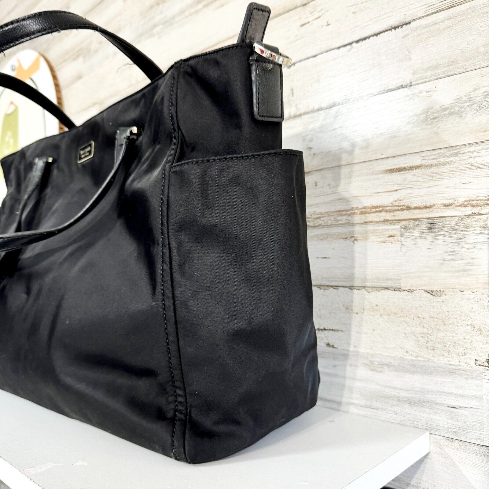 Kate Spade Kate Spade Canvas Side Pocket Diaper Bag Multi Pocket Medium Size ONE SIZE - 3 Thumbnail