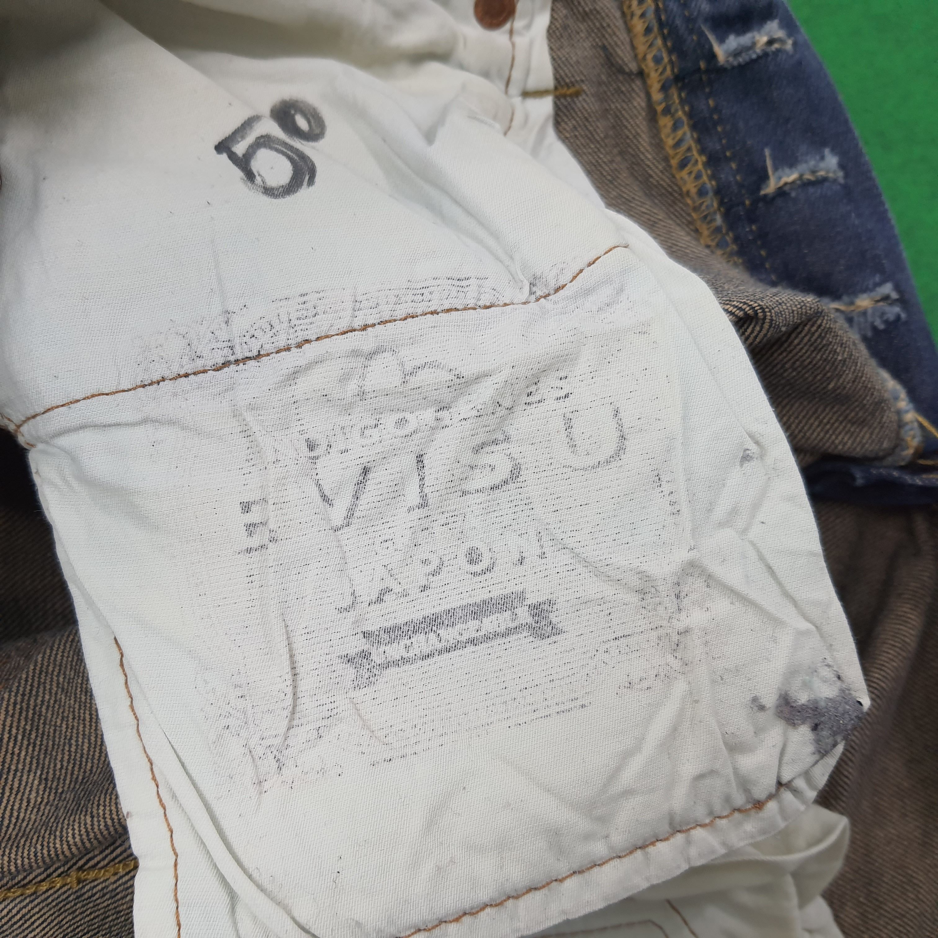 Evisu Vintage Evisu Selvedge Japan Custom Daicock Jeans C244N11 Size US 32 / EU 48 - 13 Thumbnail