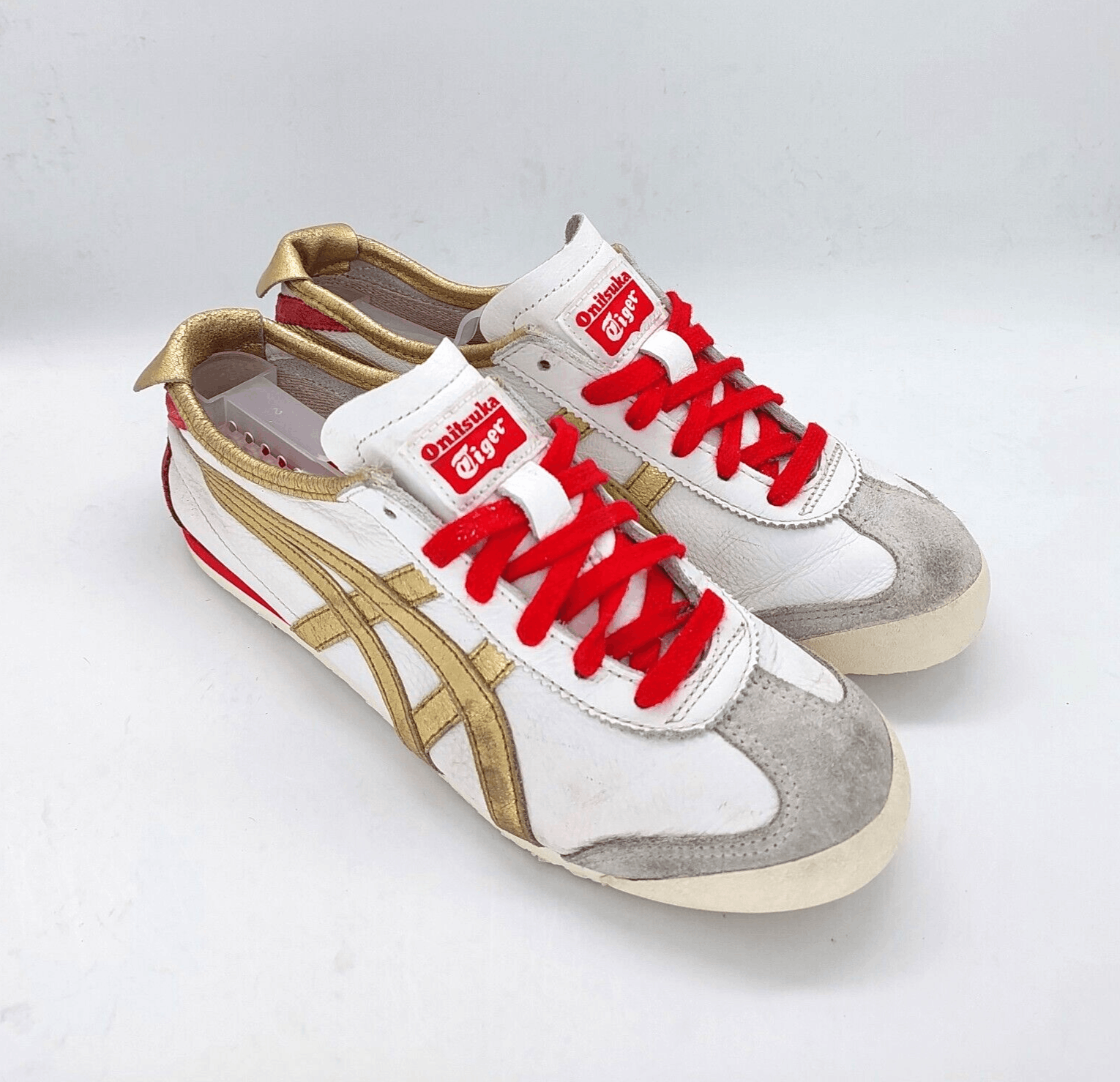 Onitsuka Tiger Mexico66 White Red Gold Us5.5 Eu38 24cm | Grailed