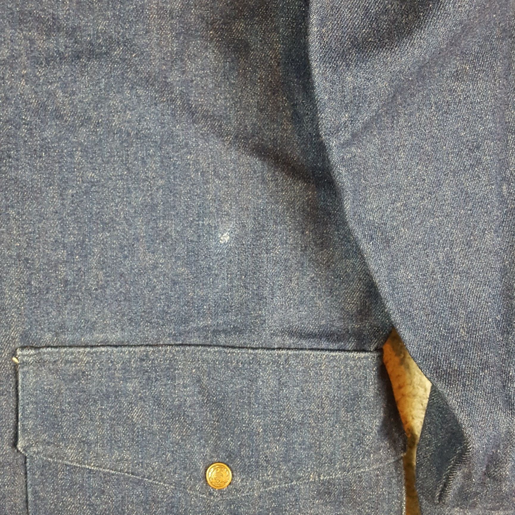 Denime VINTAGE Sattlesmith Western Duster Coat Jacket Men XL Denim Blue 90s Cowboy 80s Chore Long Duster Coat Size US XL / EU 56 / 4 - 6 Thumbnail