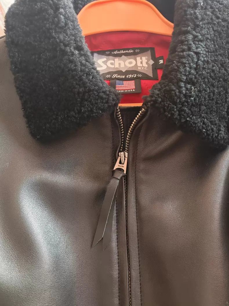 Schott Schott Classic leather jacket Size US M / EU 48-50 / 2 - 6 Thumbnail