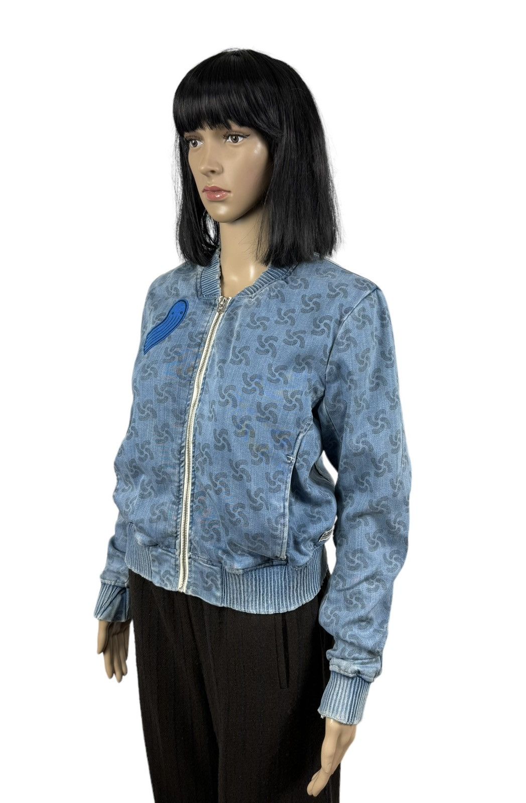 G-Star × Pharrell Gstar Pharell Williams Denim Bomber Jacket Printed size M Size M / US 6-8 / IT 42-44 - 10 Thumbnail