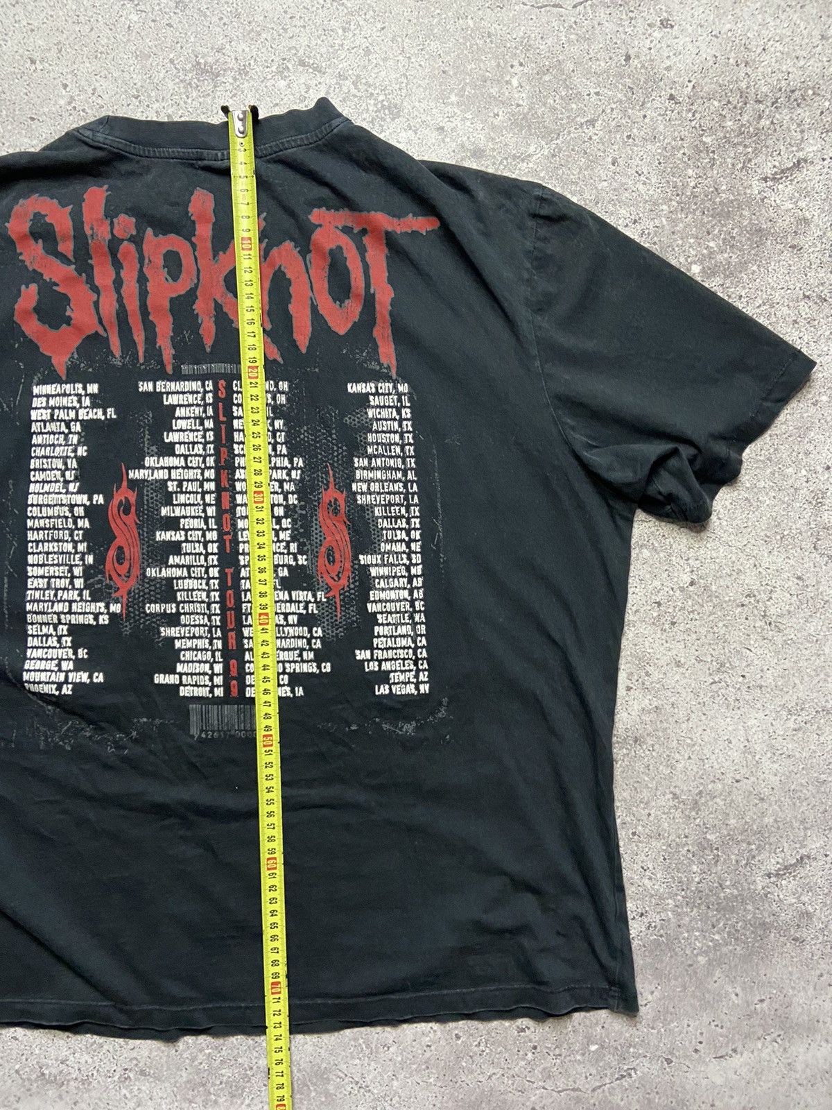 Band Tees Vintage Slipknot Tour 99 Black Tee Size US XL / EU 56 / 4 - 7 Thumbnail