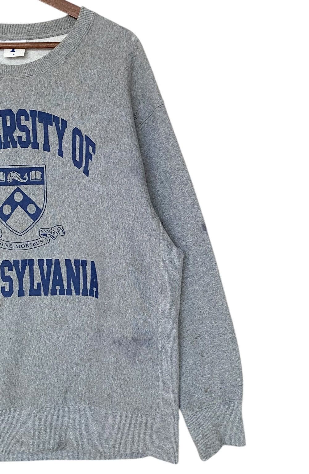 GU Brand GU University Of Pennsylvania Sweatshirt 2000s Size US XL / EU 56 / 4 - 4 Thumbnail