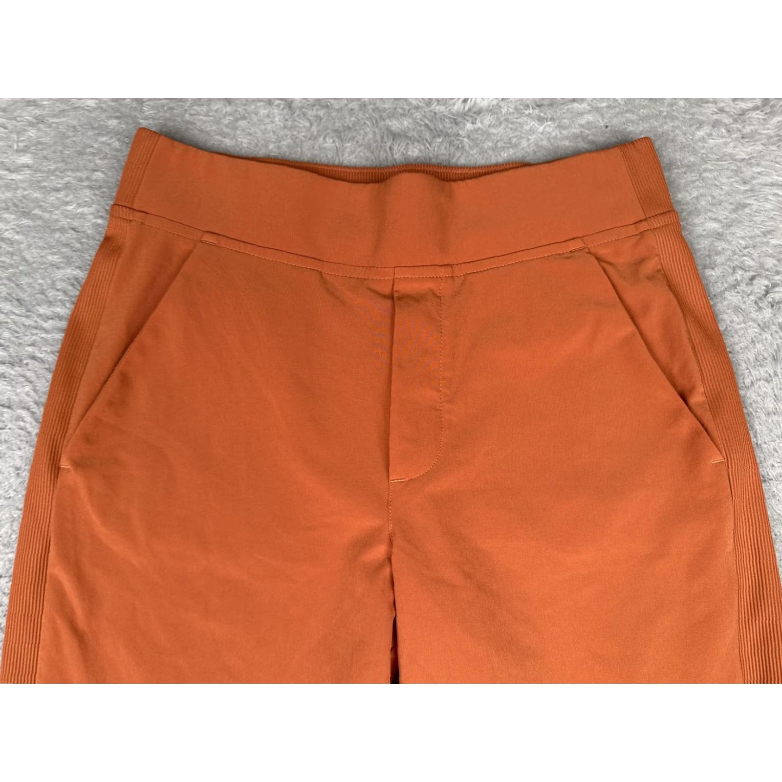 Athleta Athleta Pants Womens 0 Orange Ankle Elastic Waist Pockets Stretch Comfort Casual Size 25" / US 0 / IT 36 - 4 Thumbnail
