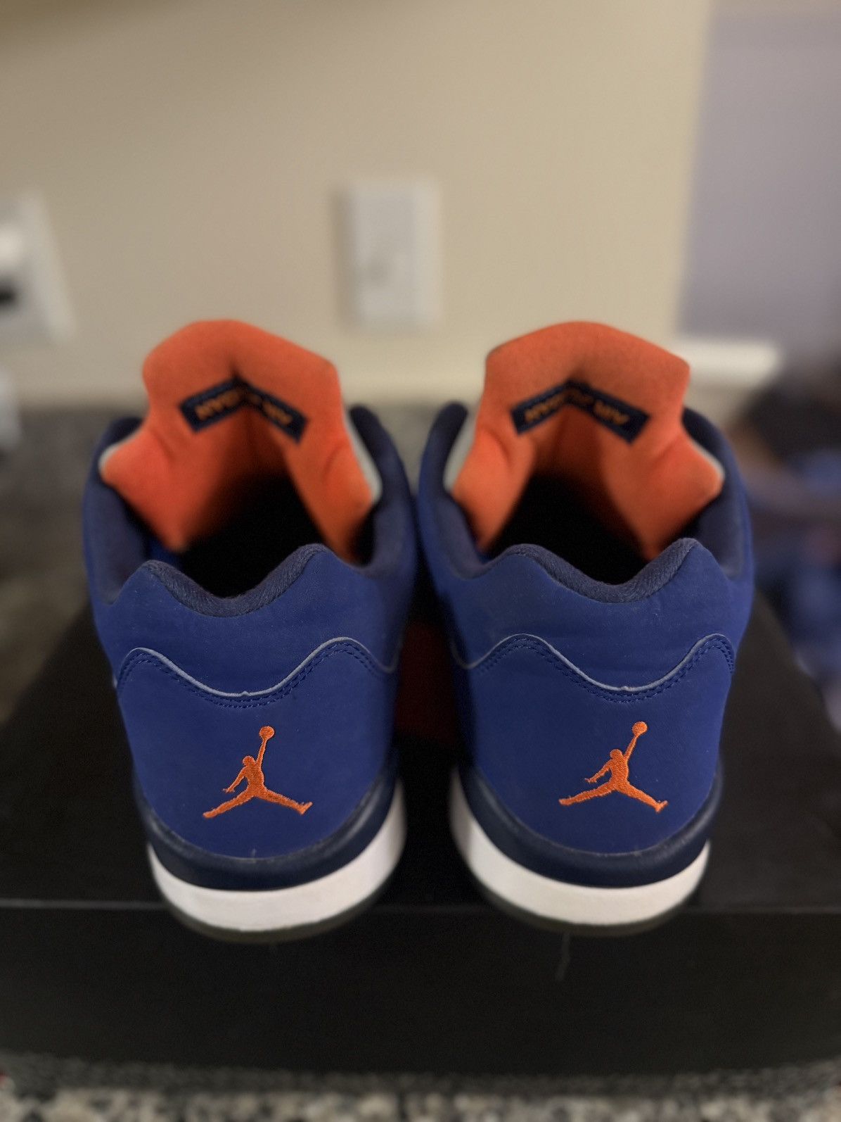 Jordan Brand × Nike Size 12 - Jordan 5 Retro Low Knicks 2016 819171-417 Size US 12 / EU 45 - 5 Thumbnail