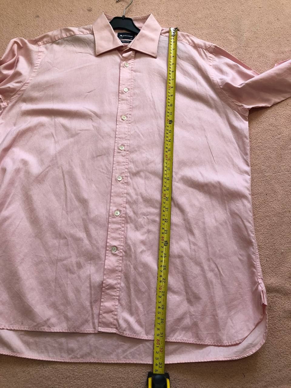 Aquascutum Vintage Aquascutum Pink Classic Fit Long Sleeve Button Shirt Size US XL / EU 56 / 4 - 9 Thumbnail