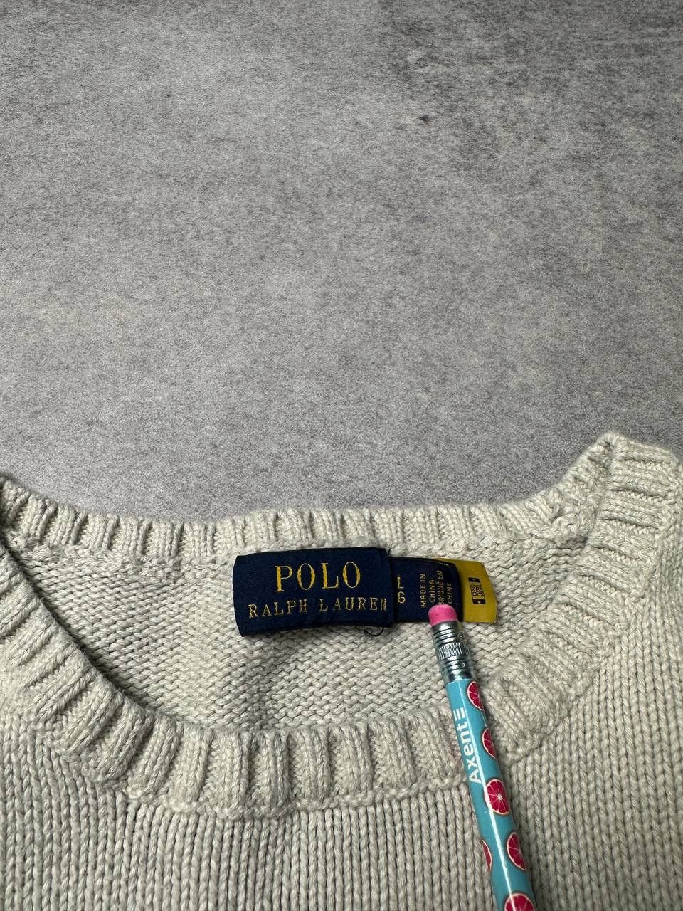 Polo Ralph Lauren × Vintage Vintage 2000’s Polo Ralph Lauren Small Pony Knitted Sweater Size L / US 10 / IT 46 - 4 Thumbnail