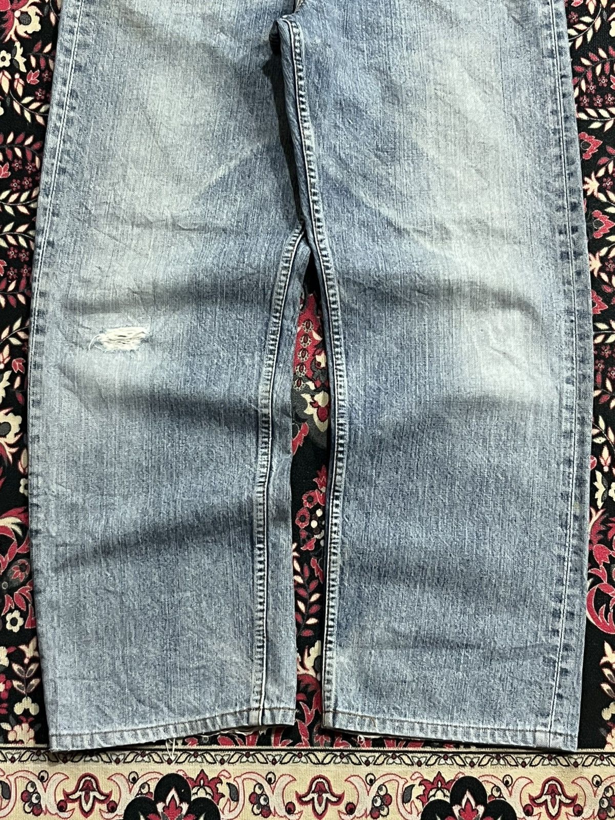 Levi's (33x34) Vintage Y2K Levi’s 503 Blue Washed Loose Cut Jeans Size US 33 - 10 Thumbnail