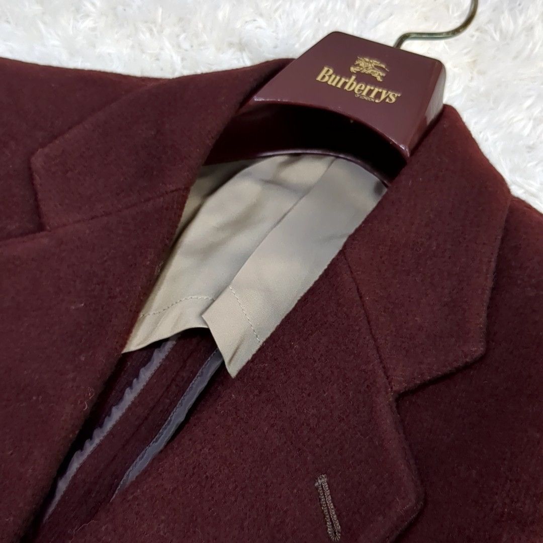 Burberry Burberry's Tailored Jacket Wool Walnut Button Embroiderylogo Size US M / EU 48-50 / 2 - 12 Thumbnail