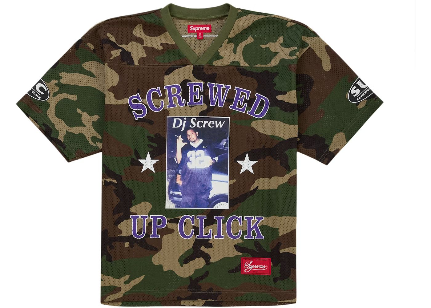 Supreme Supreme x DJ Screw Screwed Up Click Jersey Camo Large Size US L / EU 52-54 / 3 - 1 Preview