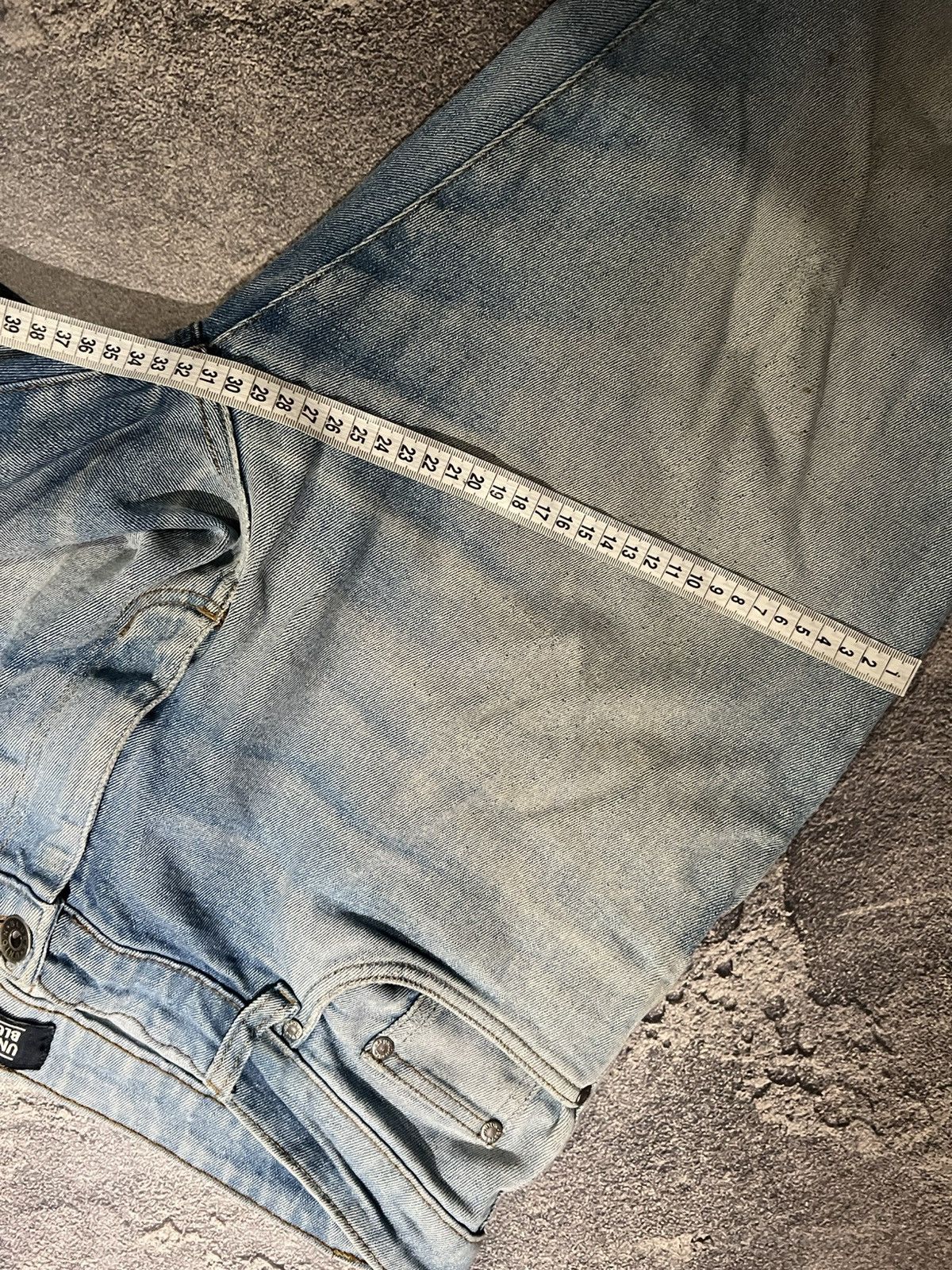 Vintage SWAG Destroyed Baggy Light Blue Vintage Jeans Size US 36 / EU 52 - 9 Thumbnail