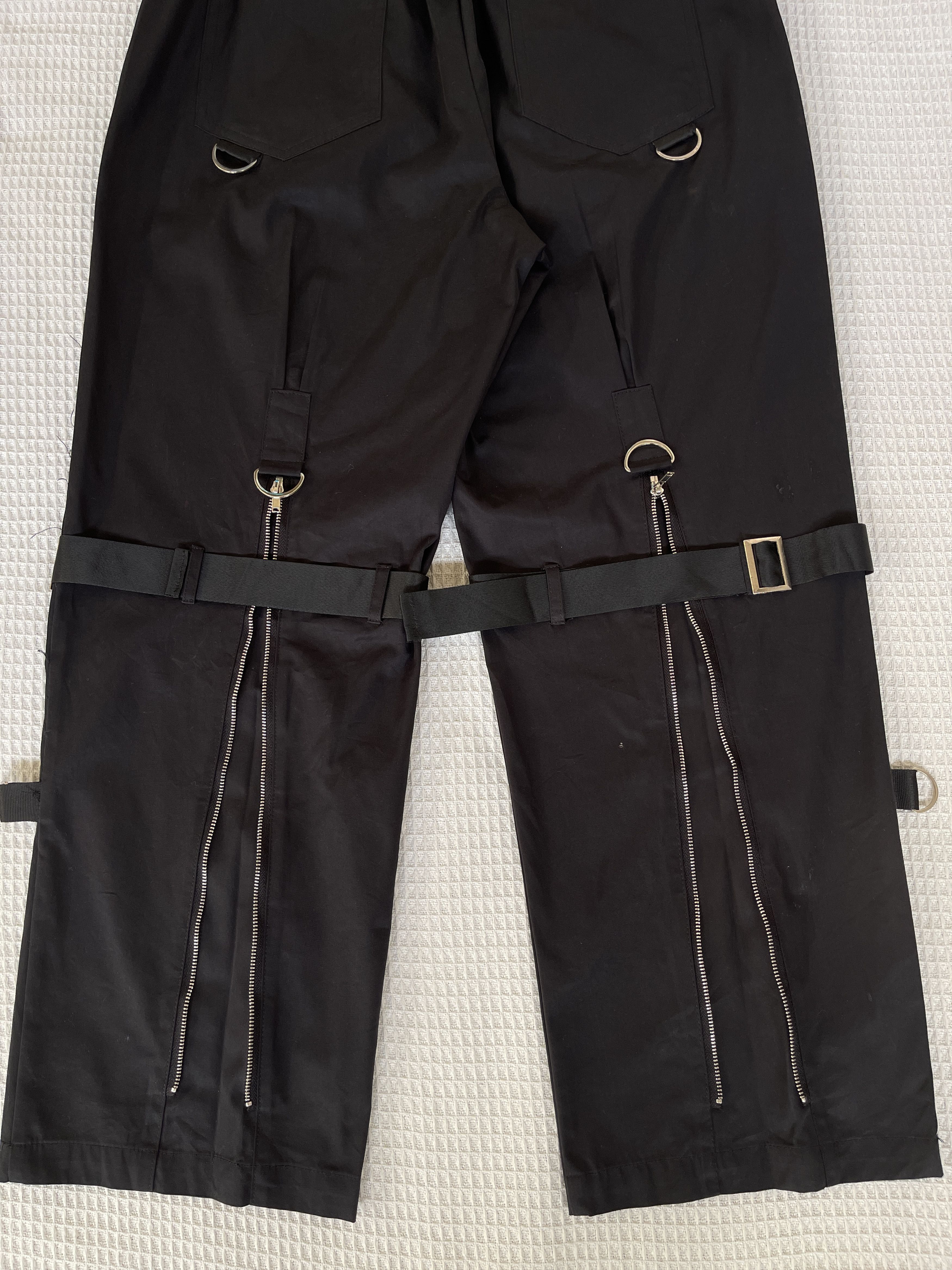 KOZABURO Hype🔥xinyinsu🔥Zipper Bondage Cargo Pants Size US 32 / EU 48 - 3 Thumbnail
