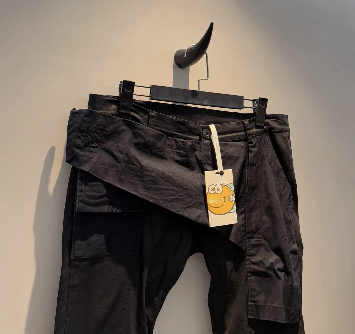 Rick Owens Rick Owens Mainline Diagonal-Fly Motorcycle Pants Size US 38 / EU 54 - 2 Thumbnail