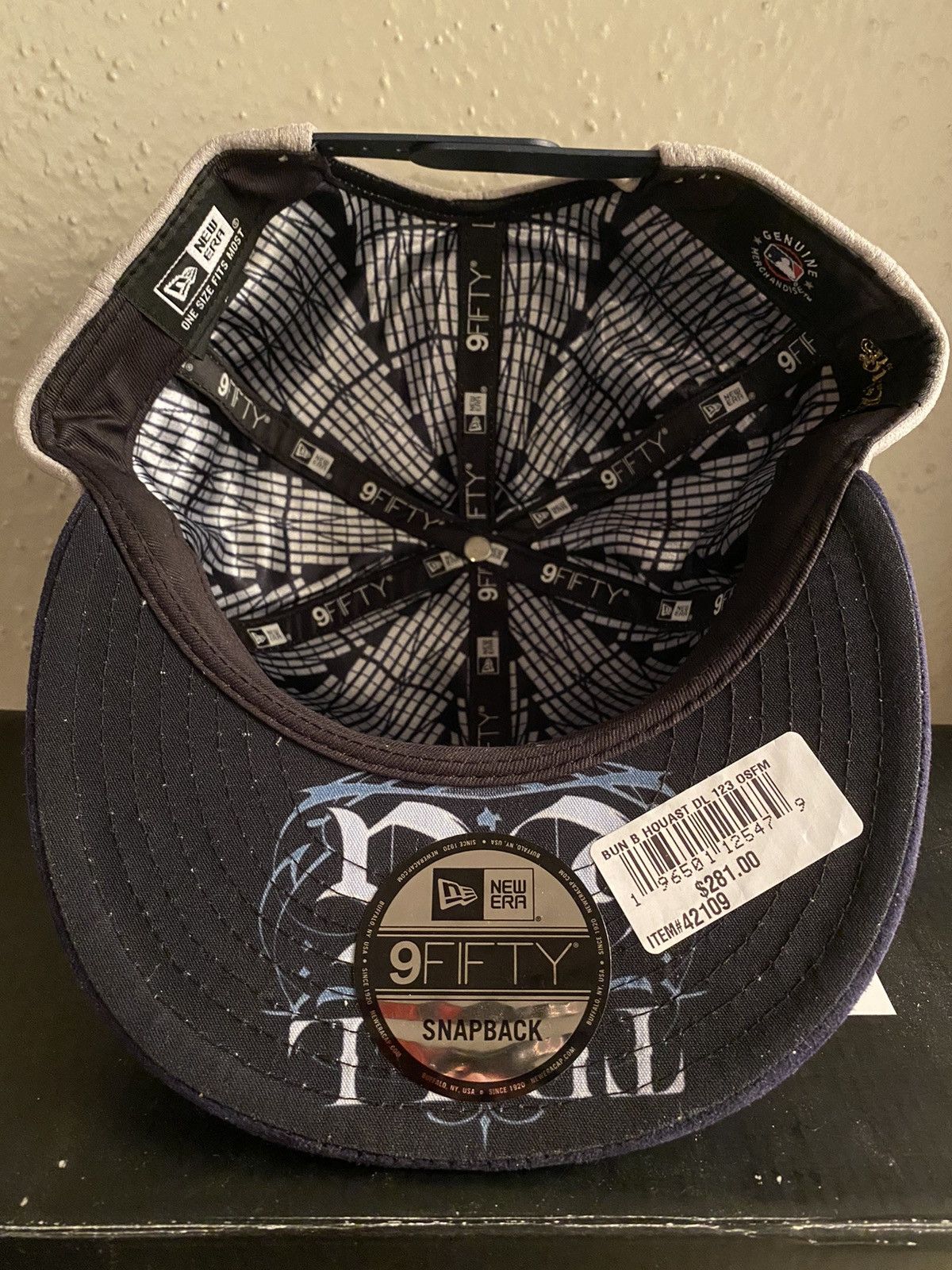 New Era Bun B x Astros x New Era Fitted “281 Hat” Size ONE SIZE - 6 Thumbnail