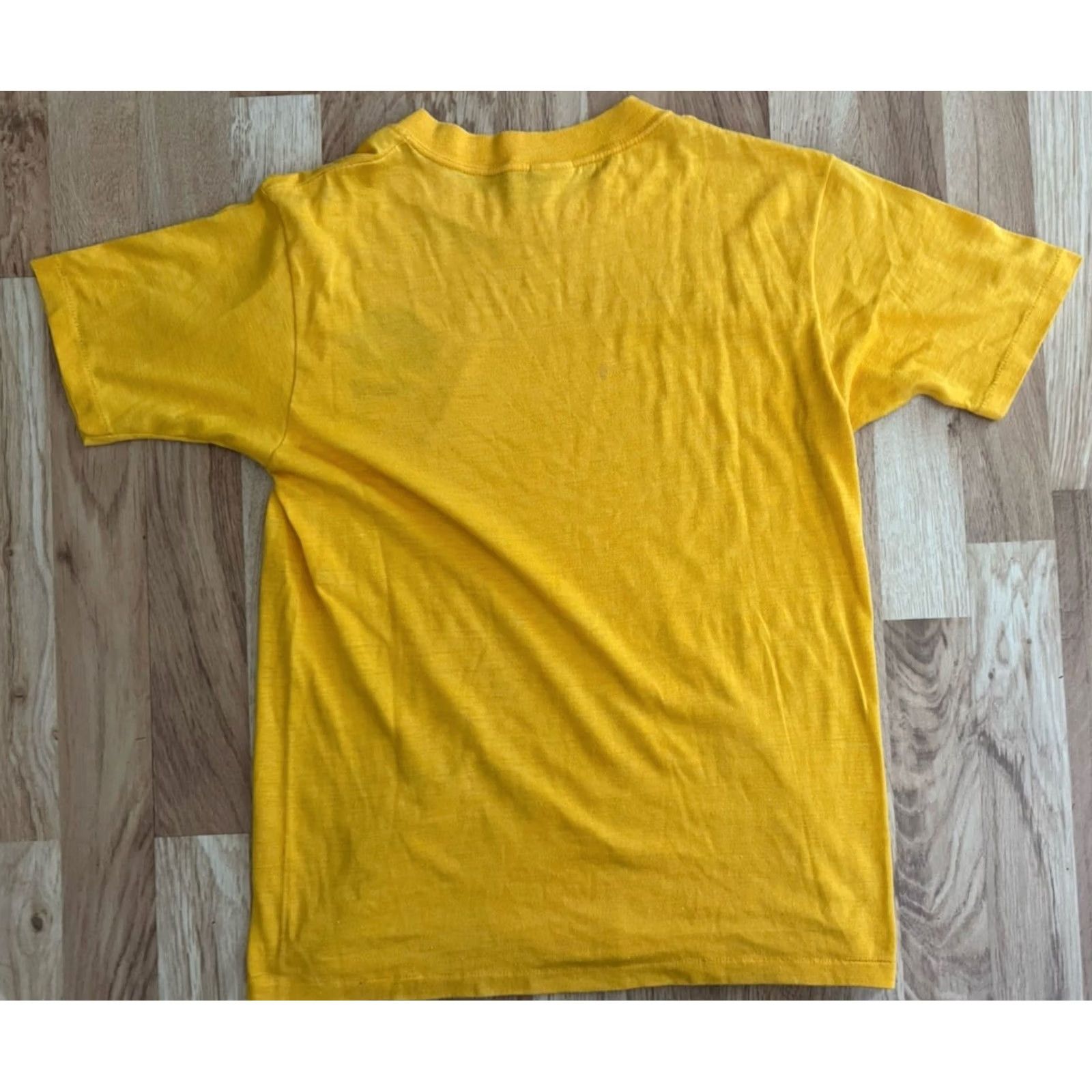 Vintage VINTAGE Spruce Mayo BSA Boy Scouts Raven Knob Old Hickory Council T-Shirt Yellow Adult M 70s Mens Size US M / EU 48-50 / 2 - 4 Thumbnail