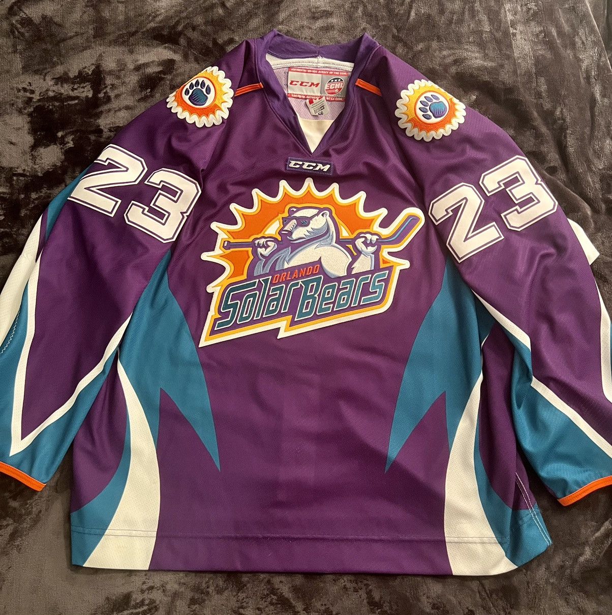 Orlando Solar Bears Authentic Jersey: