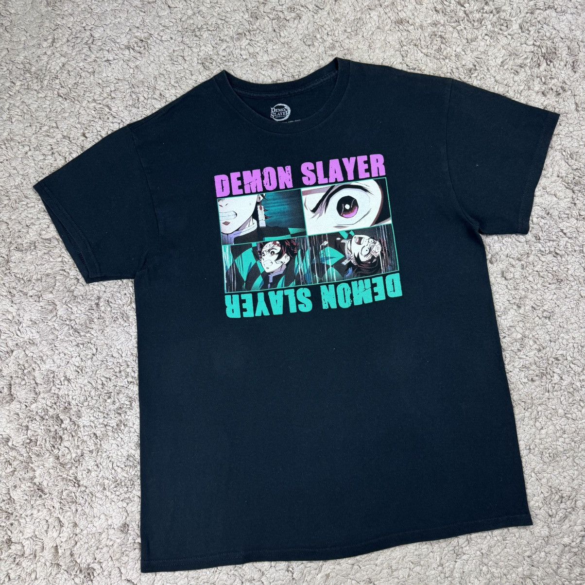Anime Demon Slayer Graphic featuring Tanjiro Kamado T-shirt Size US L / EU 52-54 / 3 - 3 Thumbnail
