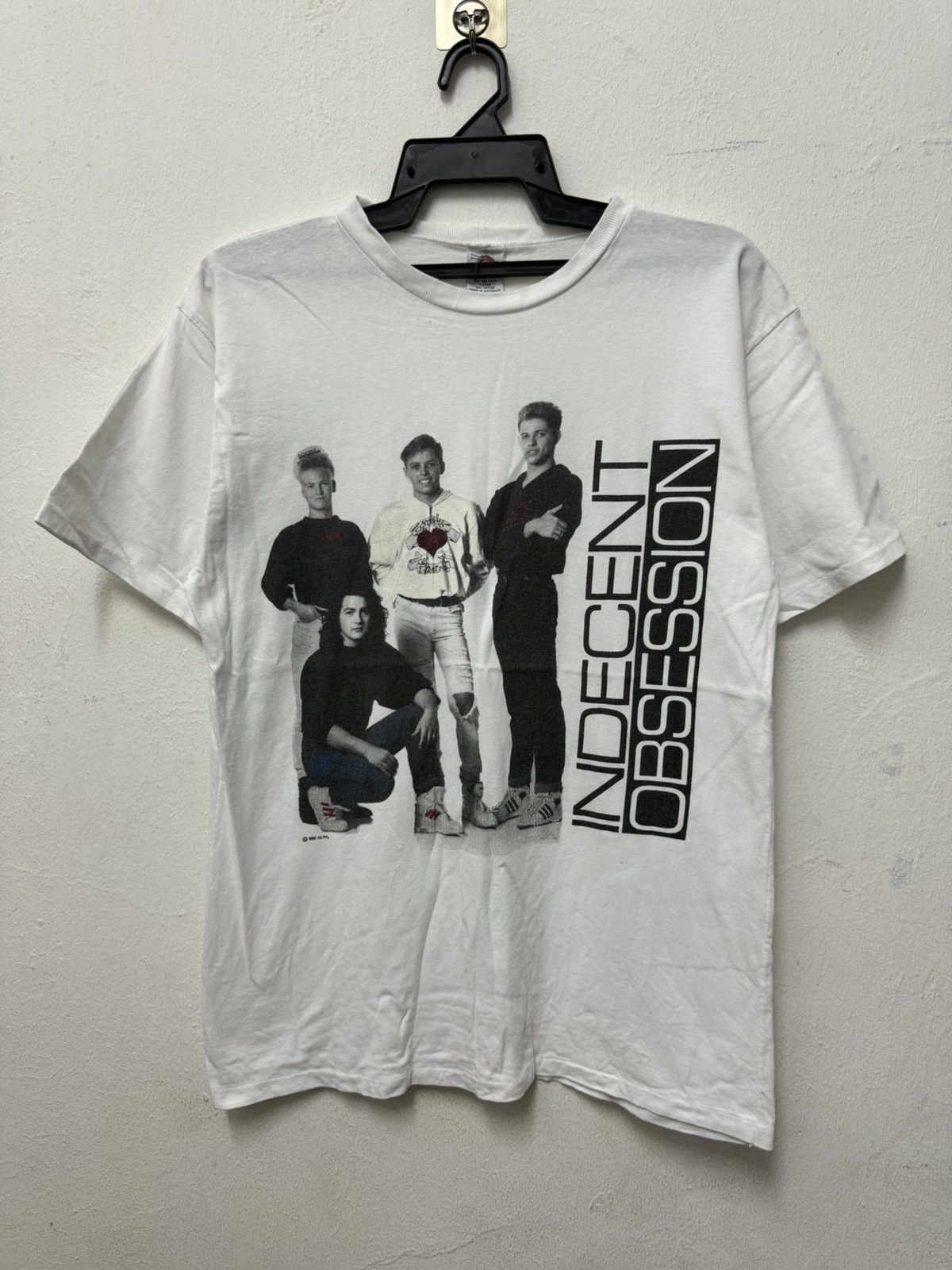 Band Tees × Vintage Vintage 80’s Indecent Obsession Australin Pop Band Tee Size US L / EU 52-54 / 3 - 1 Thumbnail