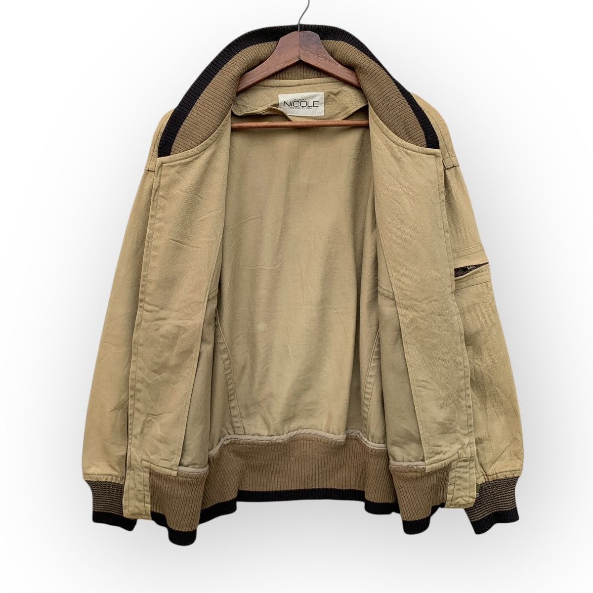 Japanese Brand Vintage Monsieur Nicole By Koba Bomber Jacket Size US L / EU 52-54 / 3 - 4 Thumbnail