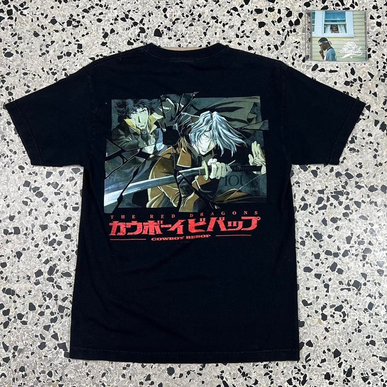 image of Archival Clothing x Vintage Y2K Cowboy Bebop Series Promo Tee: in Black, Men's (Size Medium)