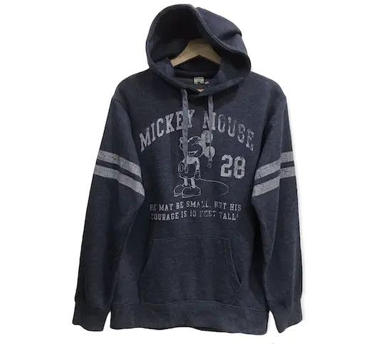 image of Disney Mickey Mouse Spellout Hoodies, Men's (Size Medium)