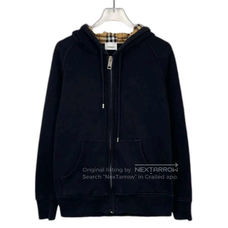 Burberry Burberrybbr Burberry black Warhorse embroidered hoodie. Size US S / EU 44-46 / 1 - 1 Thumbnail