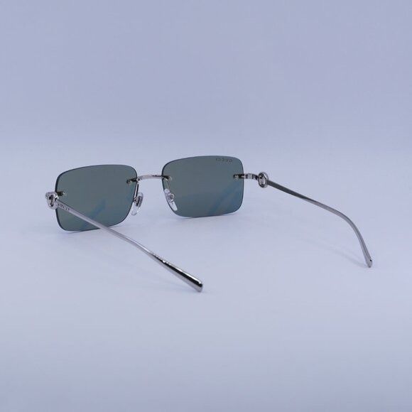 Gucci 🕶️ New Gucci GG1703S 002 Silver/Green Sunglasses Size ONE SIZE - 6 Thumbnail