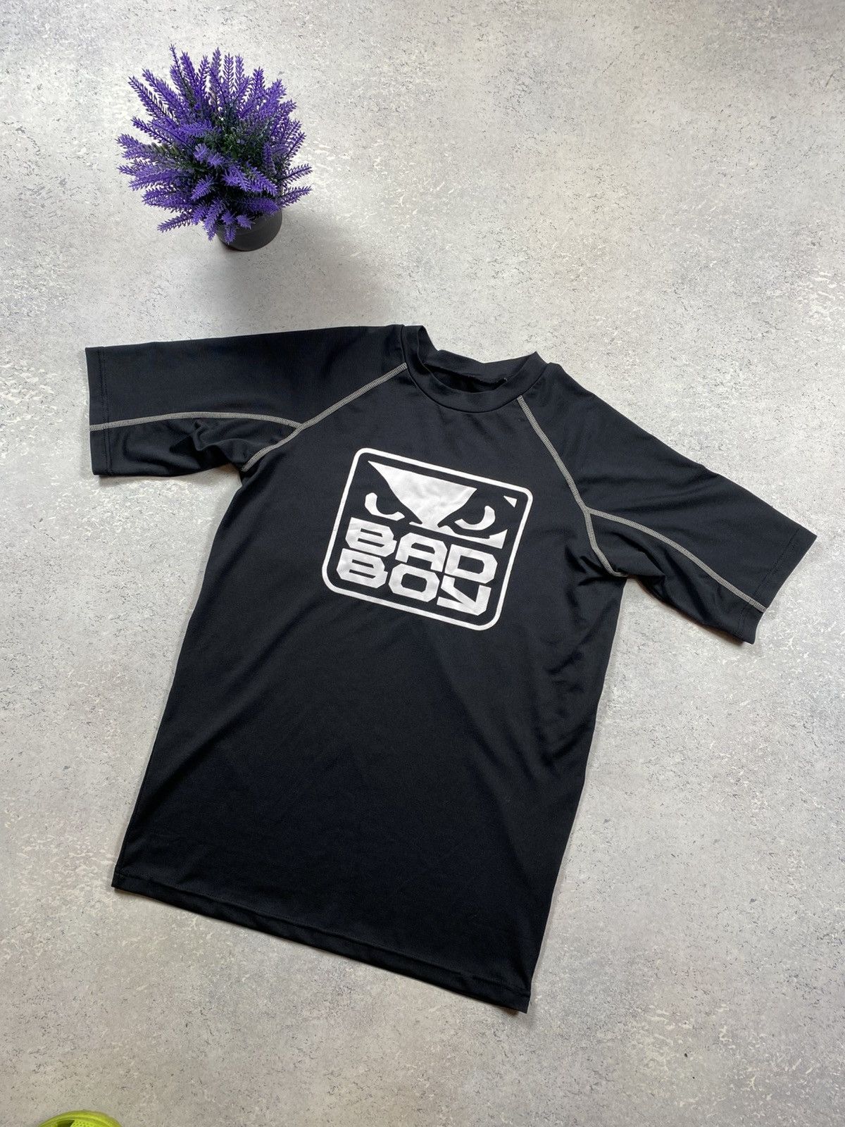 UFC Black Rashguard Bad Boy Engage short sleeve Size US M / EU 48-50 / 2 - 1 Thumbnail