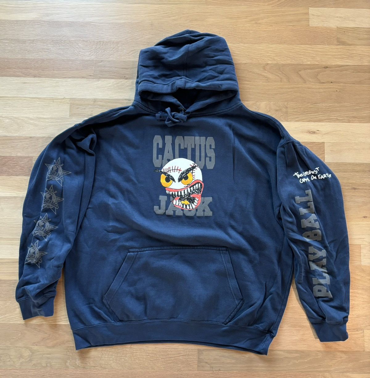 Travis Scott Cactus Jack 2023 Celebrity Softball Play Ball Hoodie Size US L / EU 52-54 / 3 - 1 Thumbnail