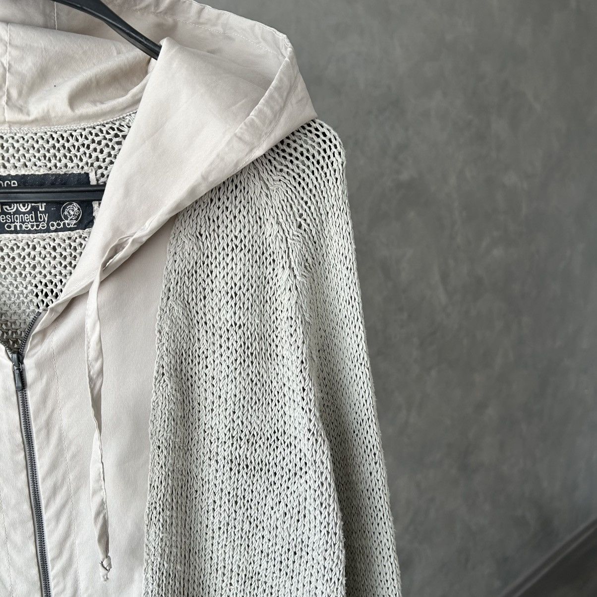 Annette Gortz Anette Gortz Linen Blend Mesh Knit Zip Hoodie Jacket M Size M / US 6-8 / IT 42-44 - 7 Thumbnail
