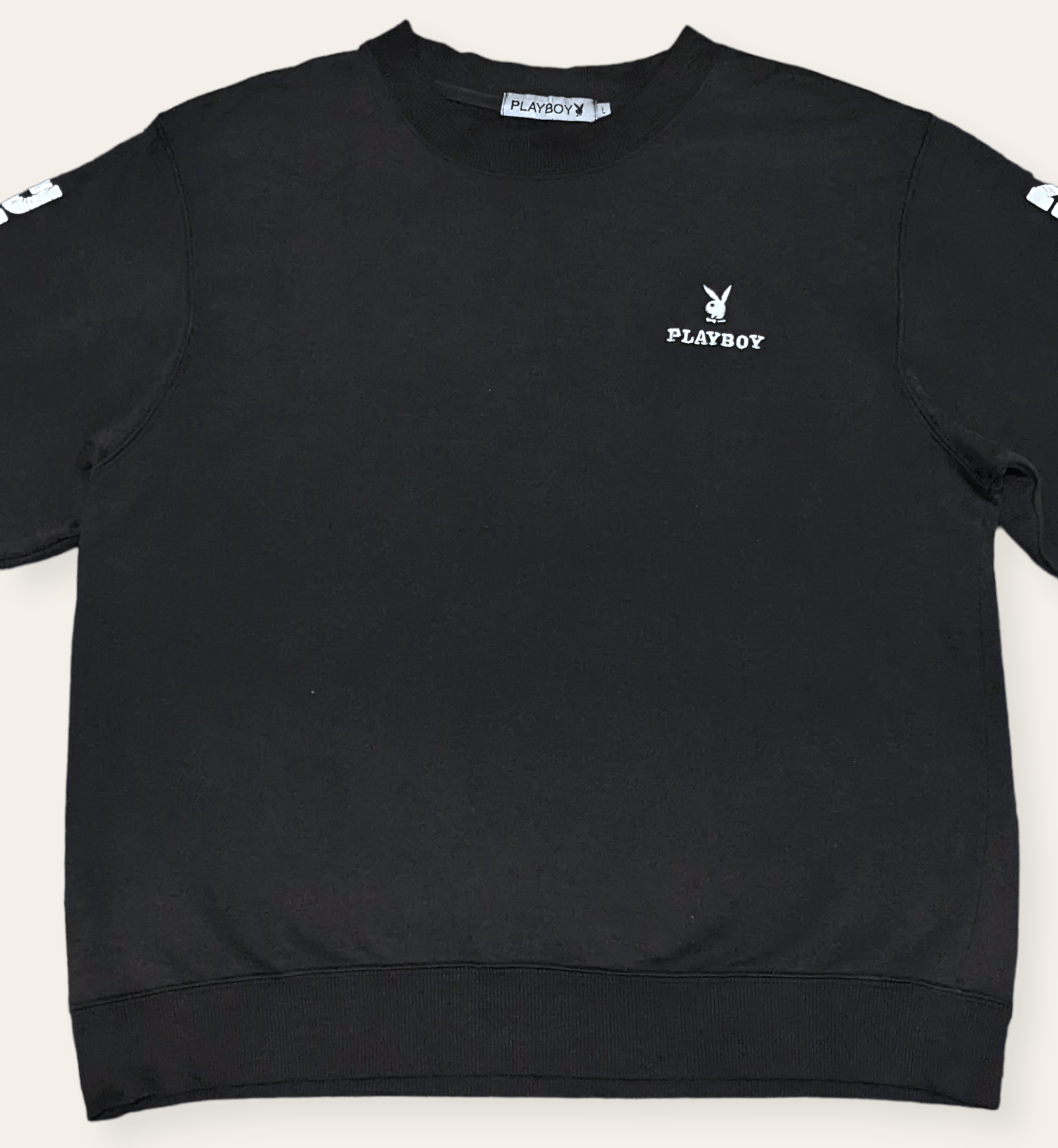 Playboy × Vintage Vintage 90s Playboy Spellout Big Logo Embroidered Sweatshirt Size US L / EU 52-54 / 3 - 5 Thumbnail