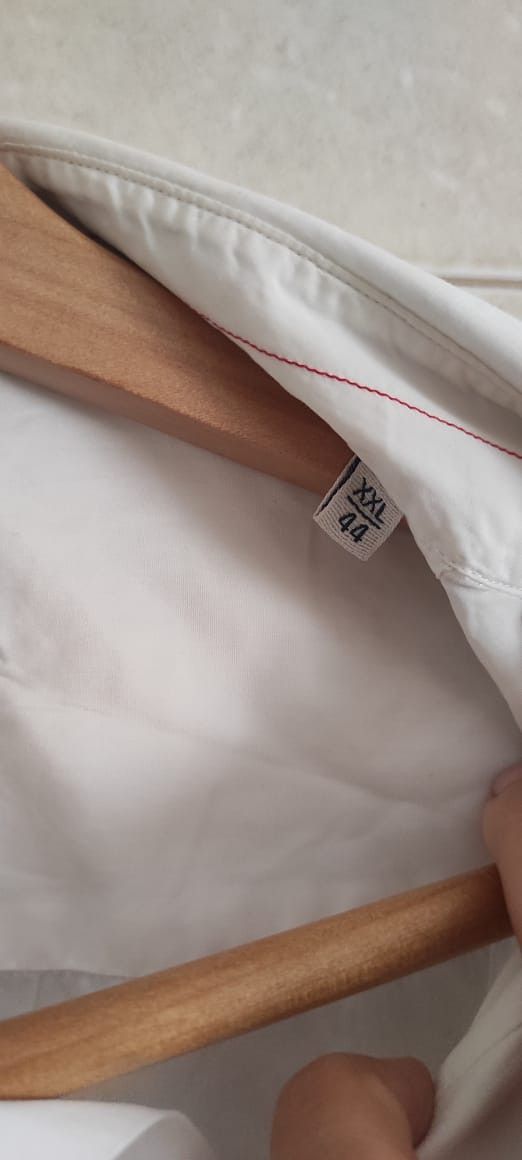 Massimo Dutti MASSIMO DUTTI Mens White Shirt Regular Fit Cotton Excellent Size US XXL / EU 58 / 5 - 9 Thumbnail