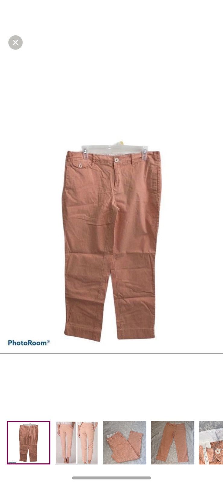 Anthropologie Anthropologie Paper boy pinstriped pants women’s size 10‎ Size 32" / US 10 / IT 46 - 1 Thumbnail