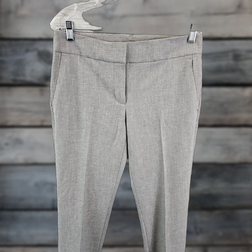 Loft LOFT Ann Taylor Womens Marisa Pants Sz 2 Gray Mid rise Dress Pants Regular Size 26" / US 2 / IT 38 - 1 Thumbnail