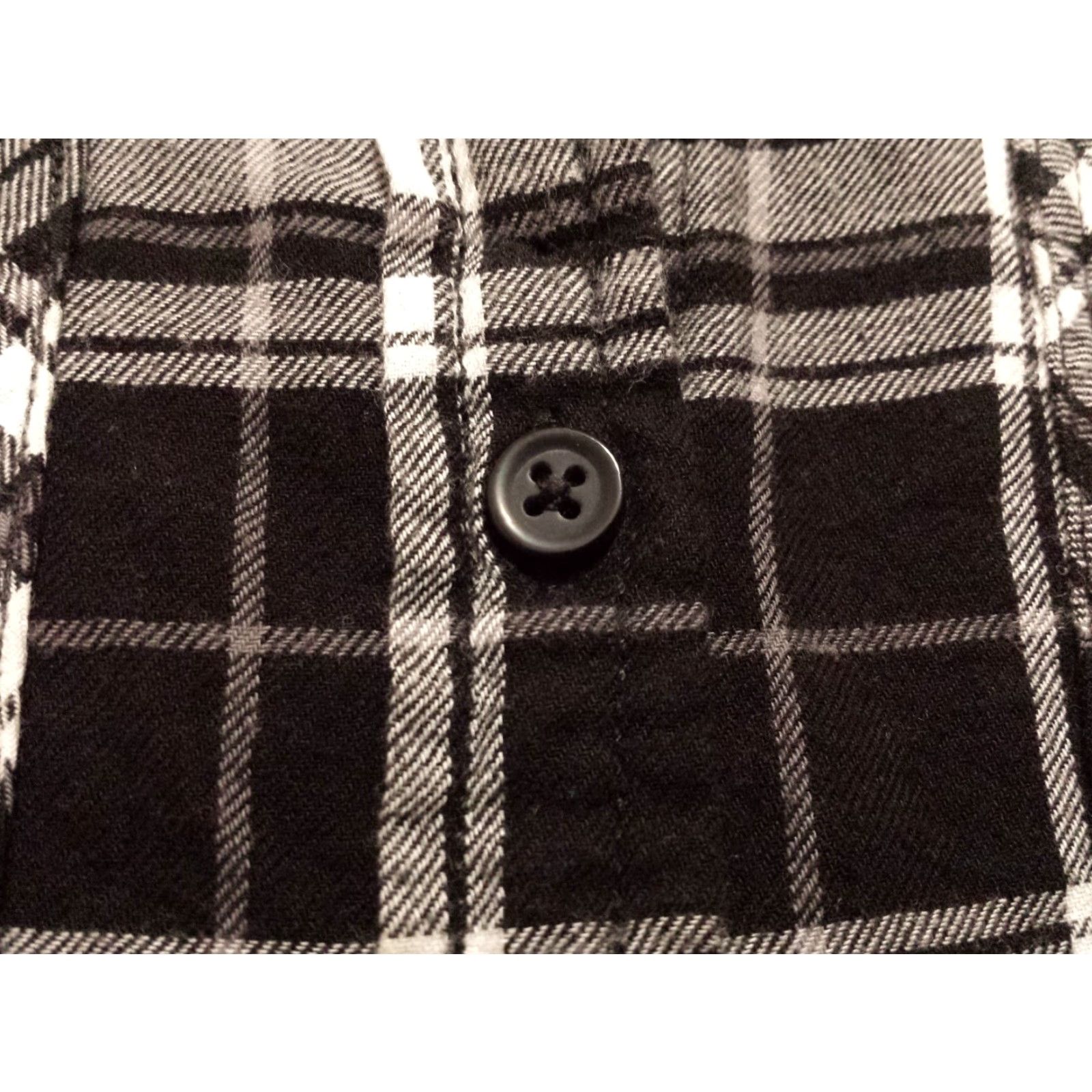Vintage Beach Lunch Lounge Shirt XS Womens Black Plaid Check Long Sleeve Button-Down Blouse Size XS / US 0-2 / IT 36-38 - 4 Thumbnail