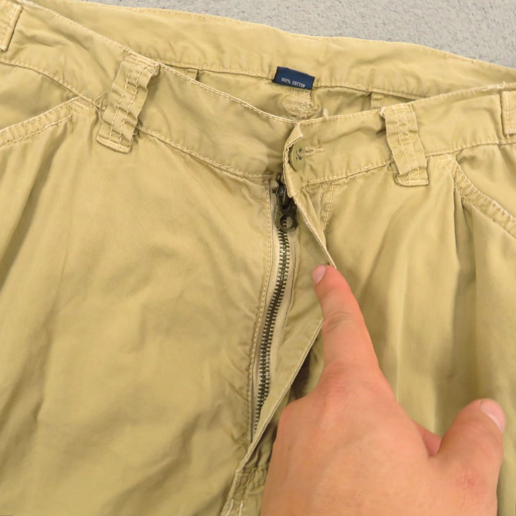 Polo Ralph Lauren VTG Polo Ralph Lauren Pant Men Cargo Wide-Leg Khaki 36x30 Paratrooper Utility Baggy Shirt? Size US M / EU 48-50 / 2 - 5 Thumbnail