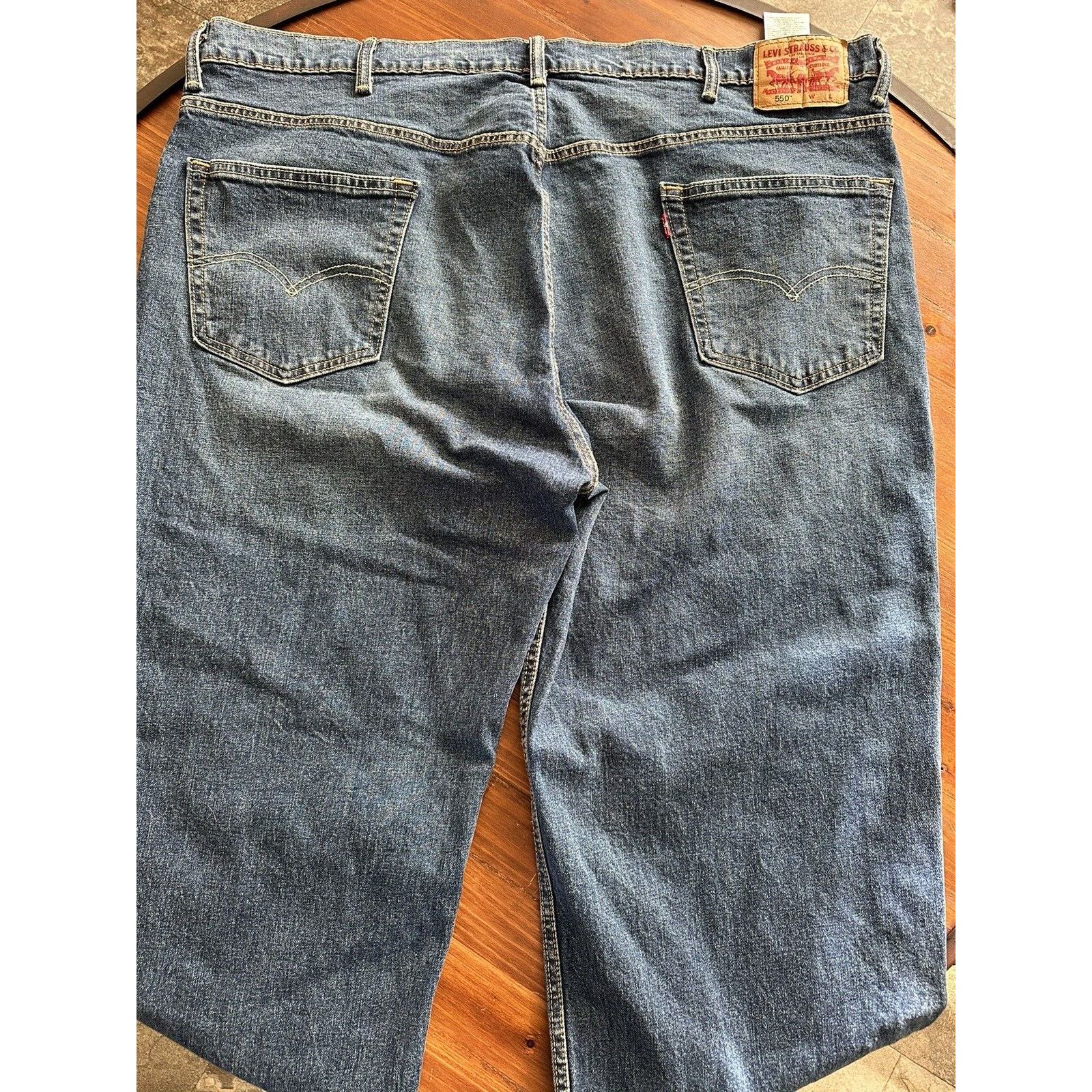 Levi's LEVIS 550 relaxed, 46X29 Dark Blue Wash, Cotton Blend 2017 Size US 44 / EU 60 - 9 Thumbnail