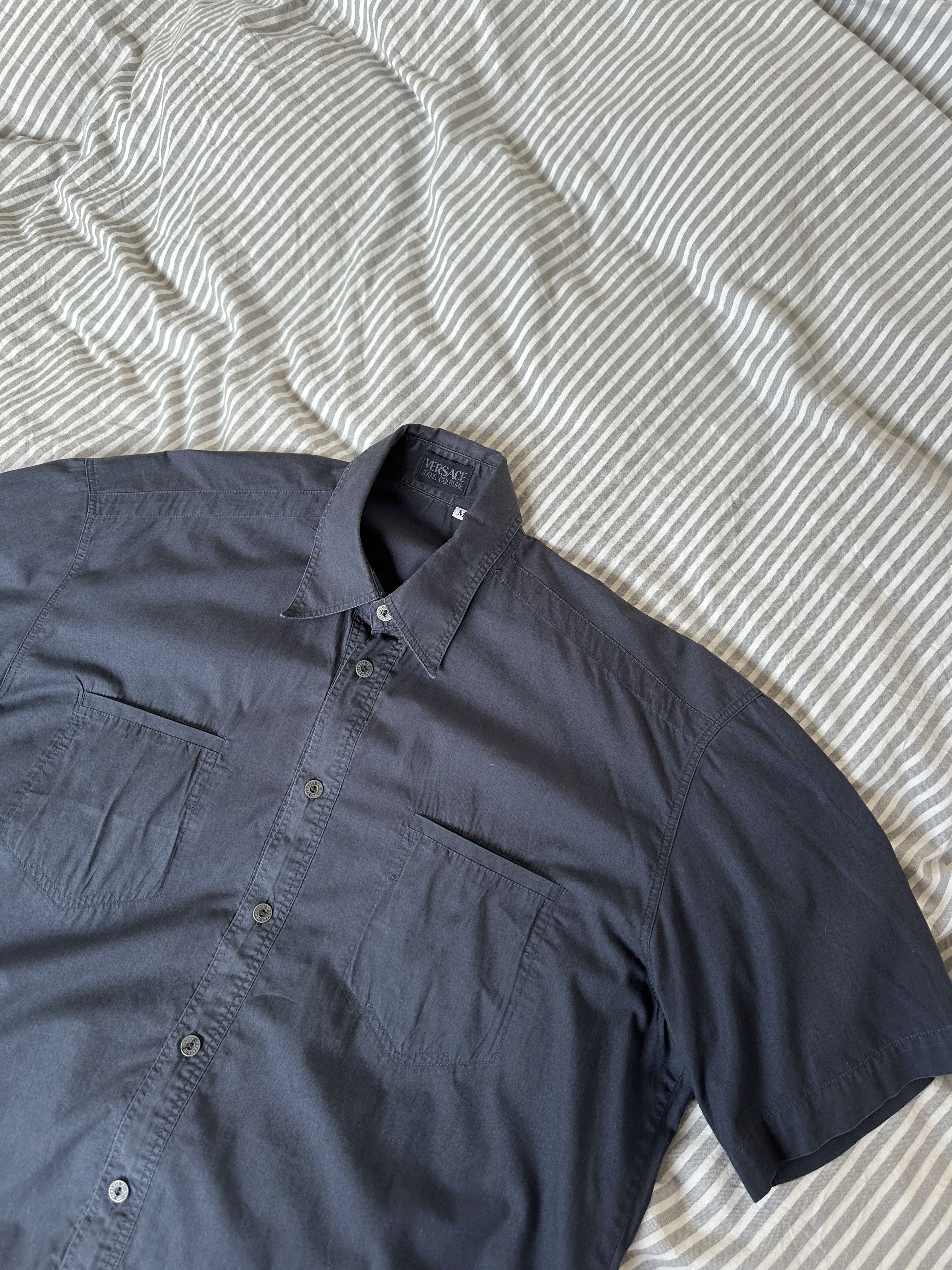 Versace Jeans Couture Vintage Short Sleeve Shirt M Medium