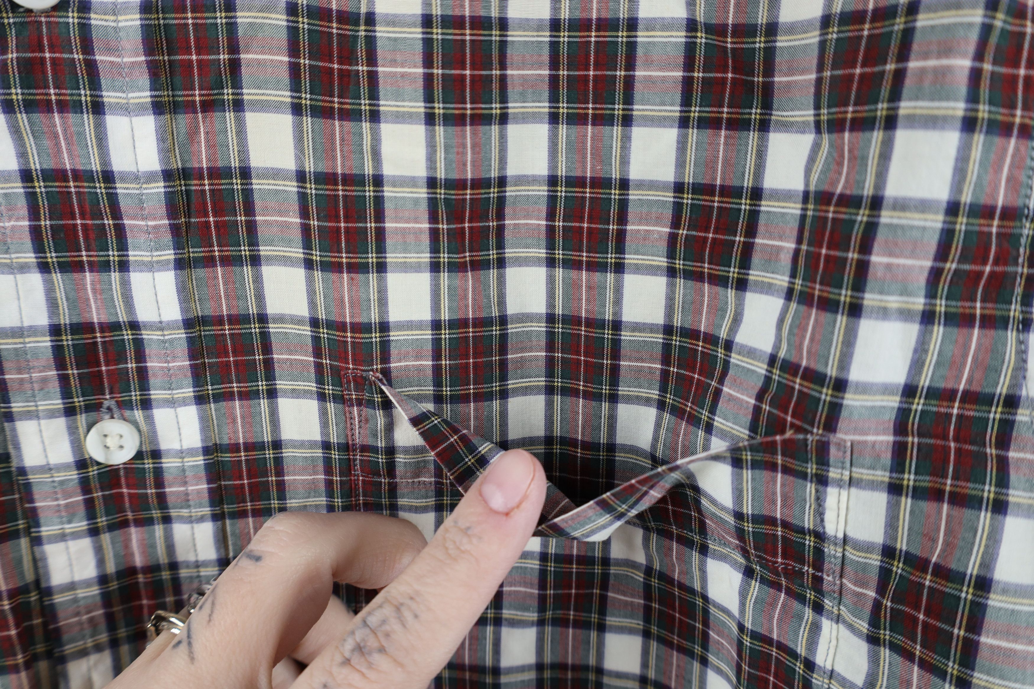 Lands' End Vintage 70s 80s Lands End Cotton Button Down Shirt Plaid Size US S / EU 44-46 / 1 - 7 Thumbnail
