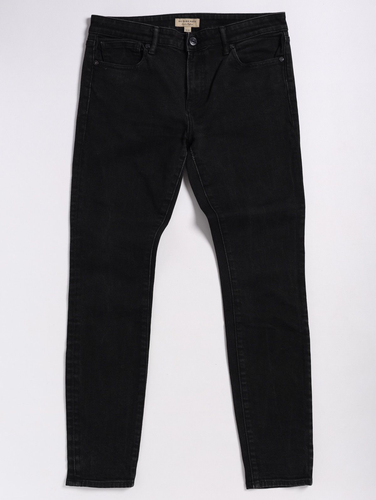 Burberry Burberry Selvedge Nova Check Denim Jeans Pants Black Size 29" - 1 Thumbnail