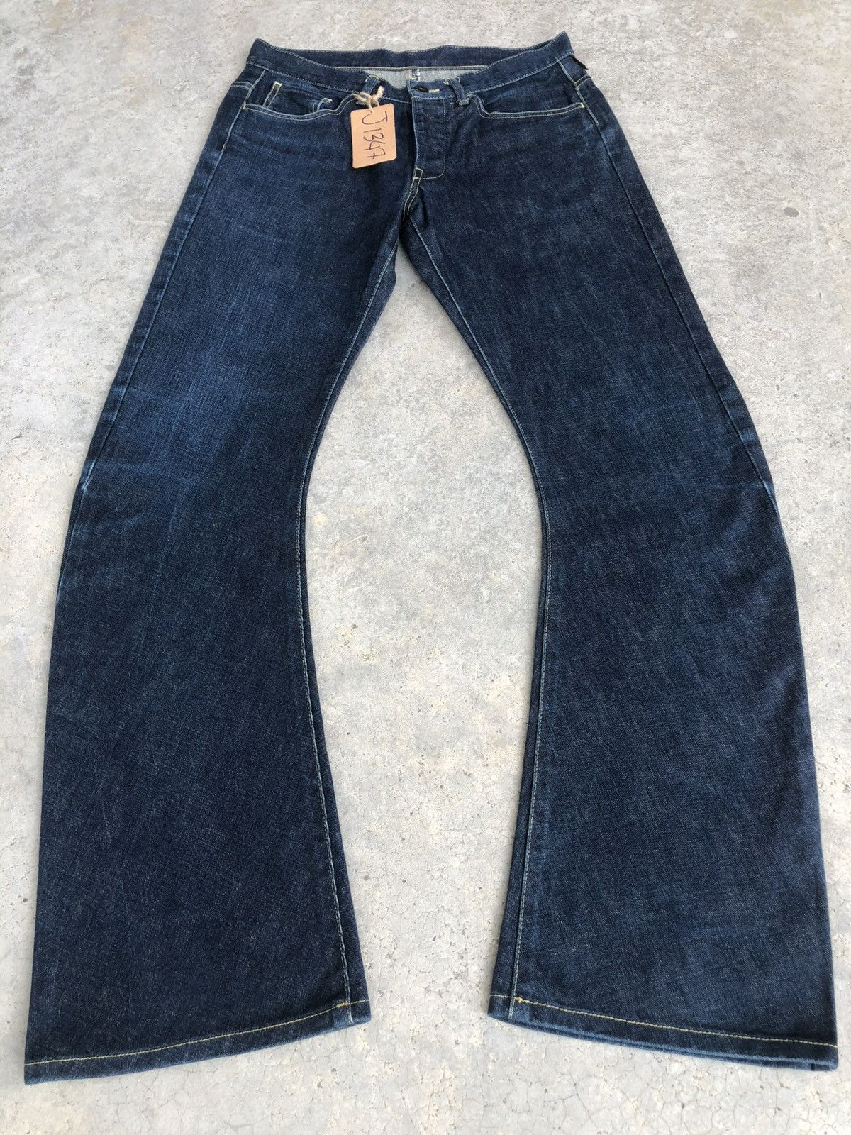 Japanese WJK Flared Jeans Bootcut Distressed J Cut