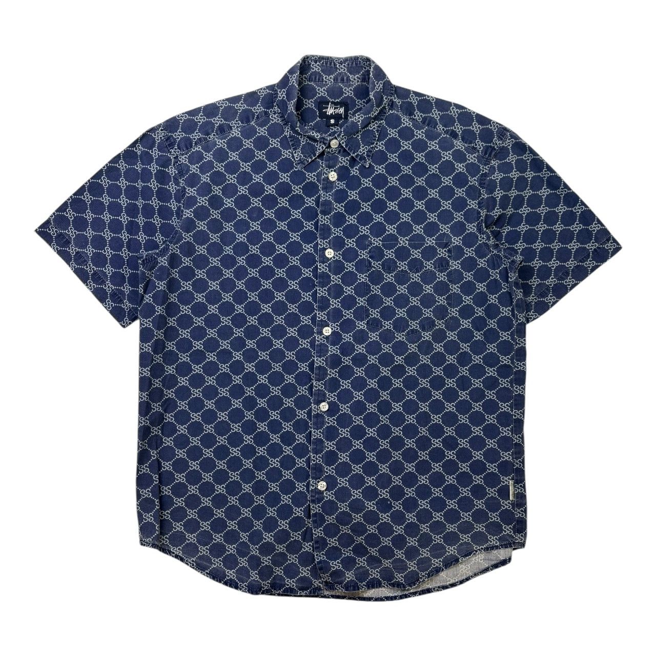 Stussy Vintage Stussy Monogram Shirt (S) Size US S / EU 44-46 / 1 - 1 Thumbnail