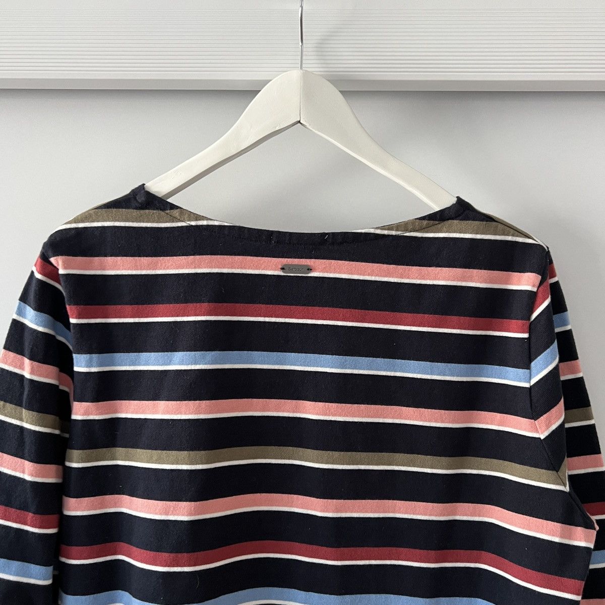 Barbour Barbour Hawkins Striped Cotton Top Size US 10 / UK 14 Size L / US 10 / IT 46 - 3 Thumbnail