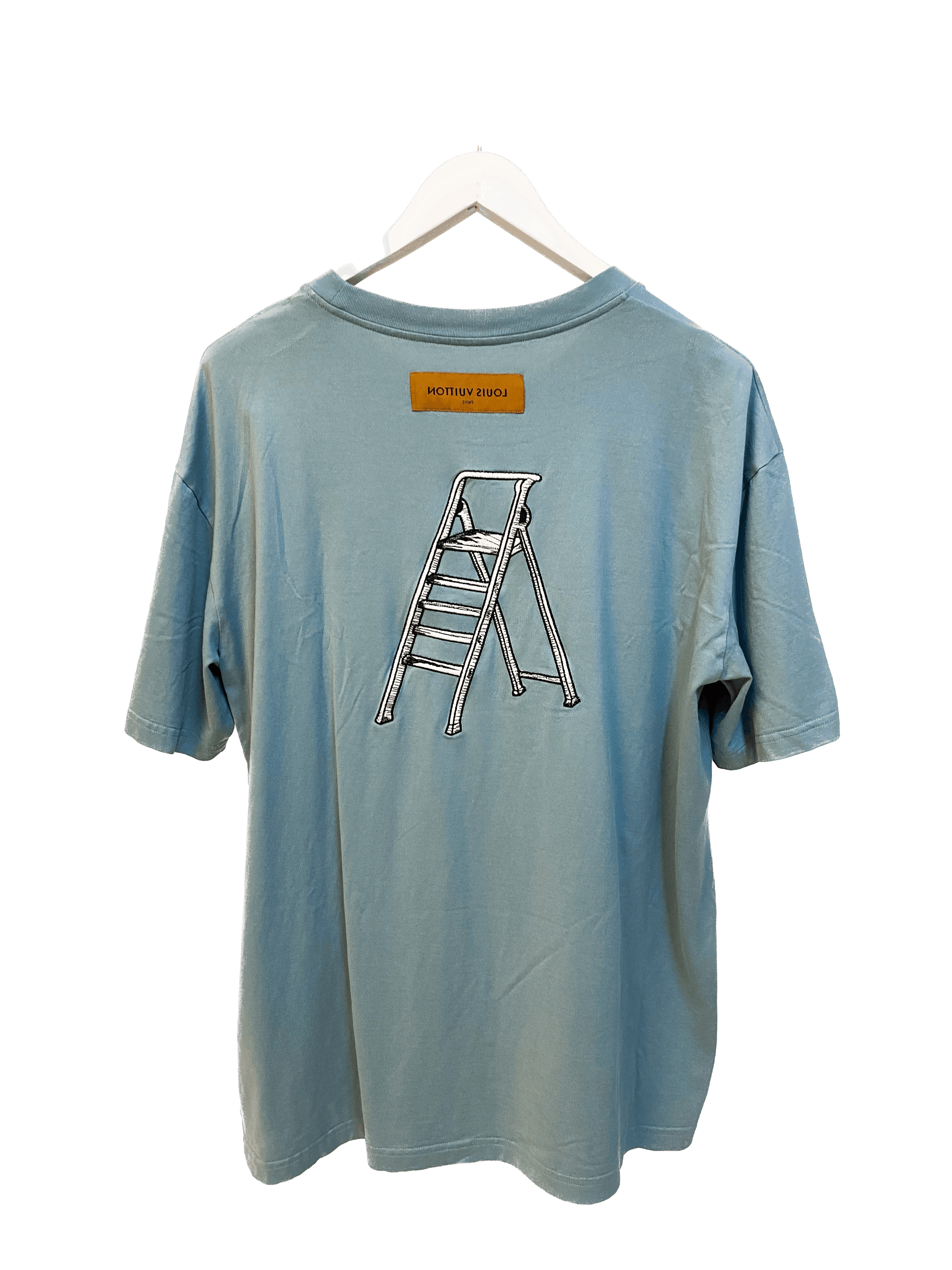 image of Louis Vuitton Lv Multi Tools Embroidered T-Shirt in Metal Grey, Men's (Size Large)