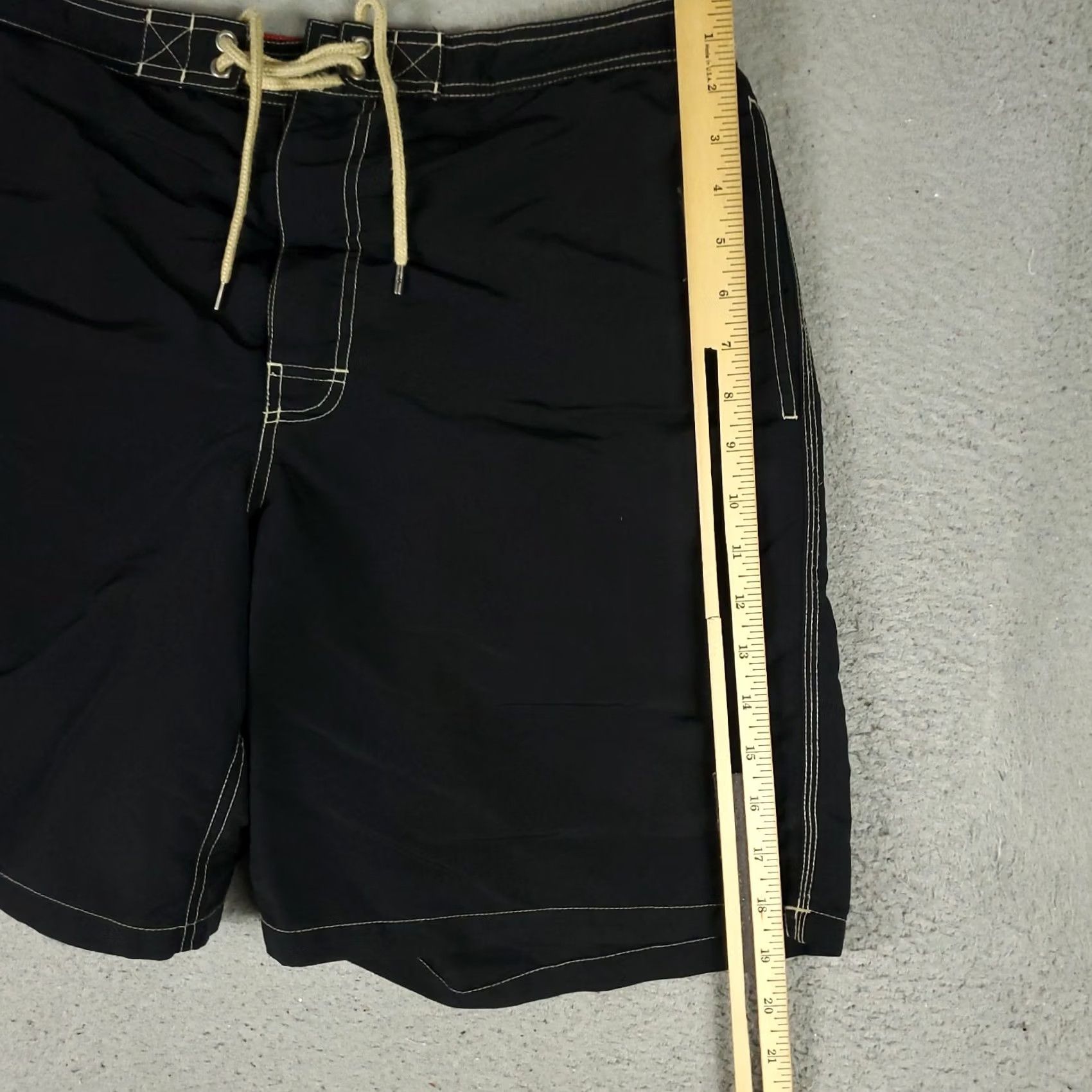 Polo Ralph Lauren Ralph Lauren Shorts Mens XL Black Red Pony Beach Board Swim Trunks Size US 36 / EU 52 - 6 Thumbnail