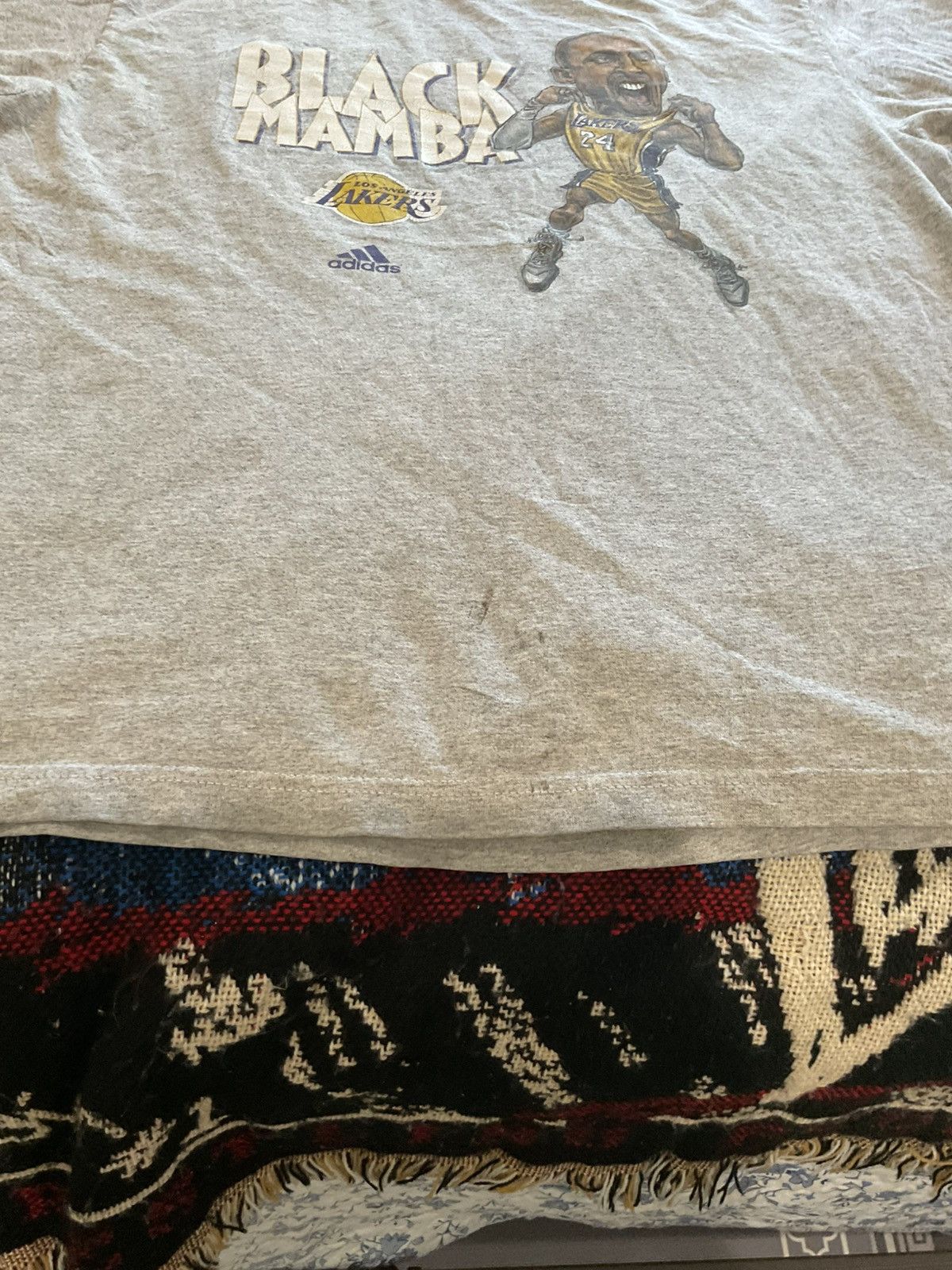 Adidas Vintage Los Angeles lakers Kobe Bryant shirt large Size US L / EU 52-54 / 3 - 3 Thumbnail